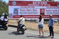 Instalan una valla con una recompensa por Nicolás Maduro y Diosdado Cabello en la frontera entre Colombia y Venezuela