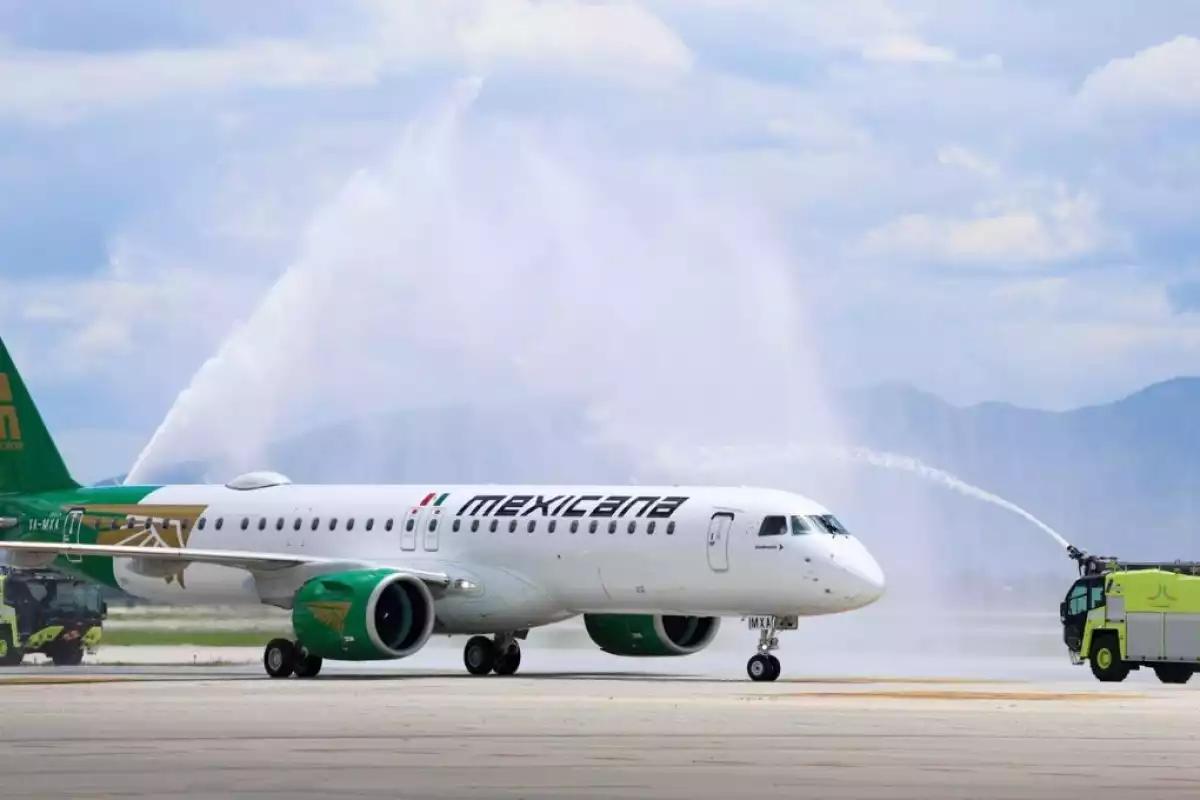 Mexicana de Aviación suma su segunda aeronave Embraer E195-E2 y avanza en su plan de modernización