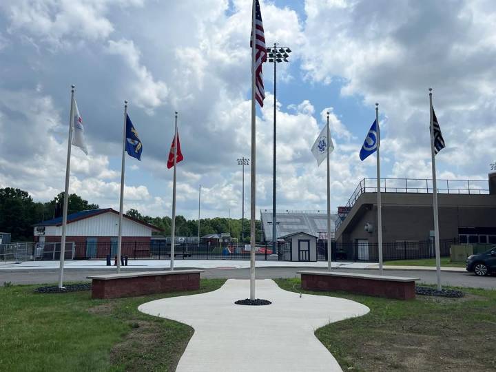 Austintown gears up to dedicate Fitch High School's new Veterans Plaza