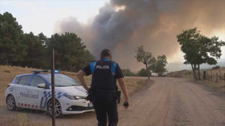 Ávila é a provincia máis afectada polos incendios forestais esta fin de semana