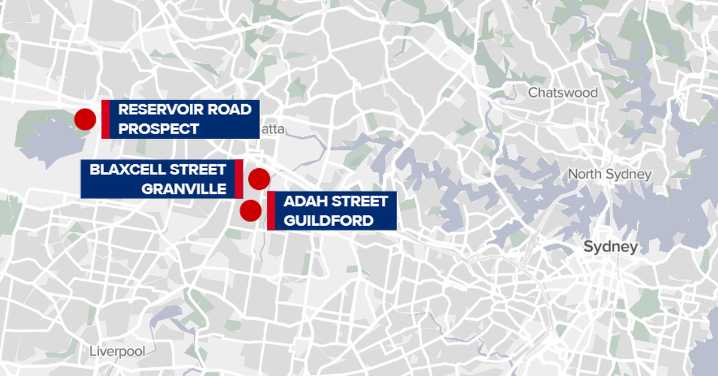 Sydney: Police car hit during chase sparked by home invasion