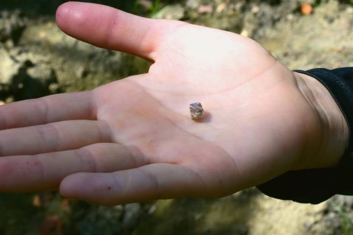 'Got on my knees and cried': Woman finds 2.3 carat diamond at state park, plans to use in engagement ring
