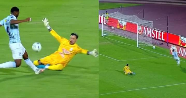Londoño la 'picó' ante Viscarra y anotó el 1-0 de U. Católica sobre Alianza Lima