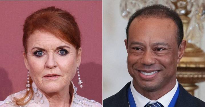Prince Andrew's Ex Sarah Ferguson Flew 1,500 Miles To Date Tiger Woods