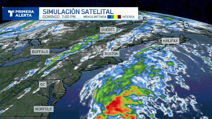 Pronóstico del tiempo en Massachusetts para el domingo
