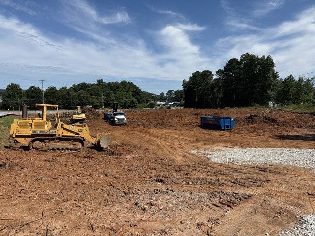 What is being built at this busy corner in Cumming?