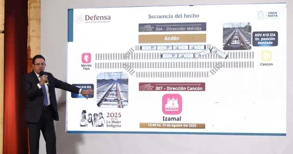 Explican anomalía que causó percance en el Tren Maya