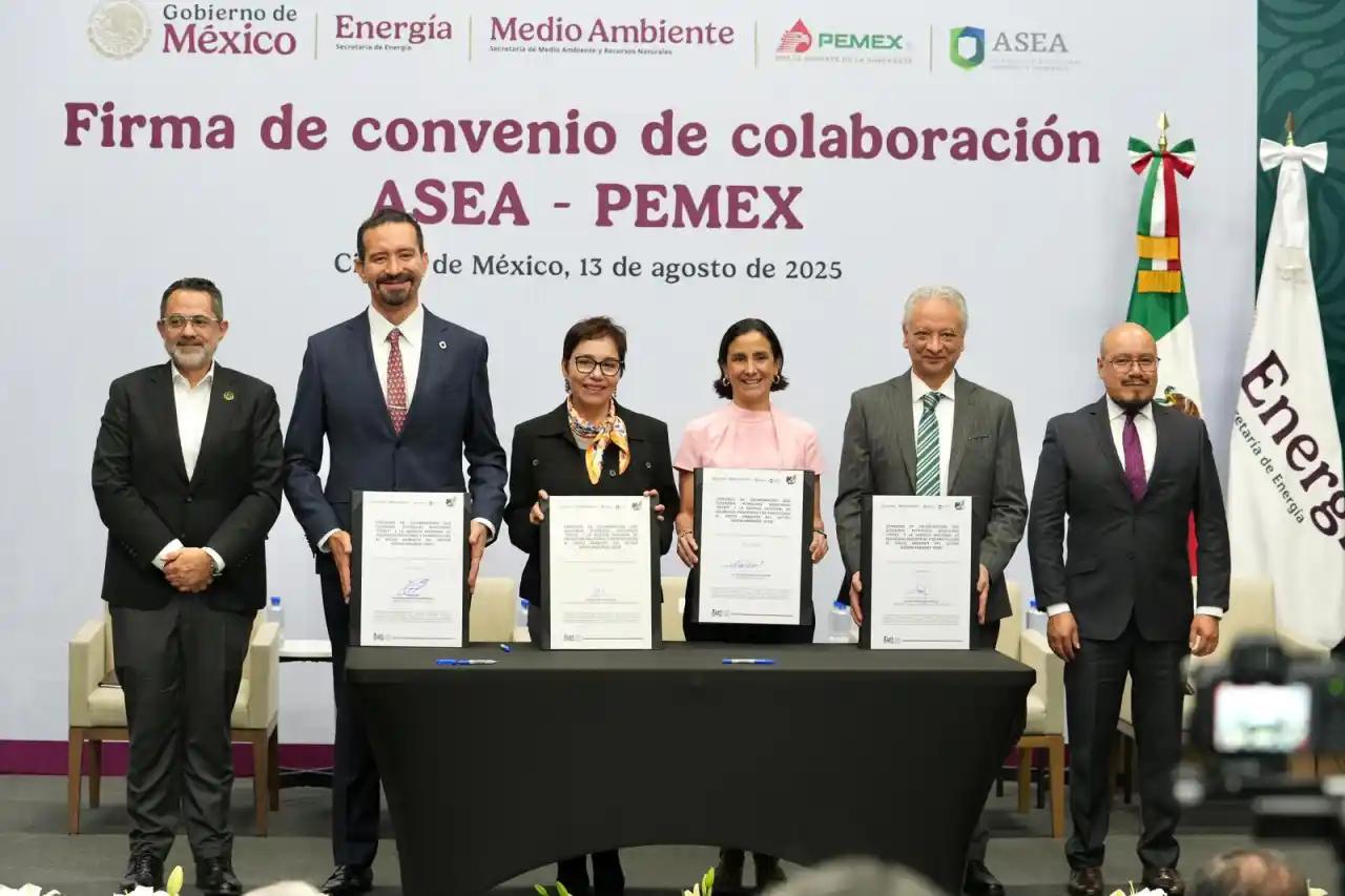 Pemex y regulador acuerdan fortalecer protección ambiental
