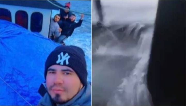 Cuatro pescadores están desaparecidos en Magallanes tras hundimiento de lancha