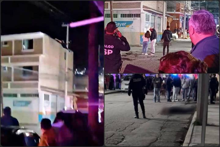 Hombre se arroja desde un tercer piso en Pachuca tras lanzar objetos a transeúntes