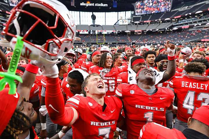 UNLV football avoids disaster, rallies for win in opener
