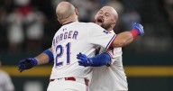 Burger hits HR in 10th as Rangers end 4-game skid with win over Diamondbacks
