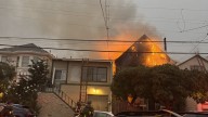 Incendio en San Francisco deja un herido y varias casas quemadas