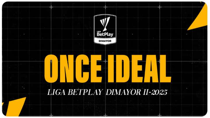 DIMAYOR y OPTA presentan el Once Ideal de la fecha 8 de la Liga BetPlay DIMAYOR II
