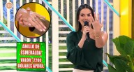 Valeria Piazza presenta joya idéntica al anillo de Dorita Orbegozo