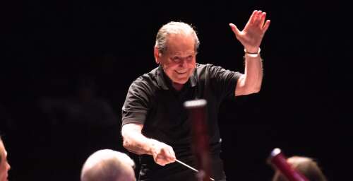 A seasoned conductor agreed to conduct the Wheaton Municipal Band when he turned 100. He just kept his word.