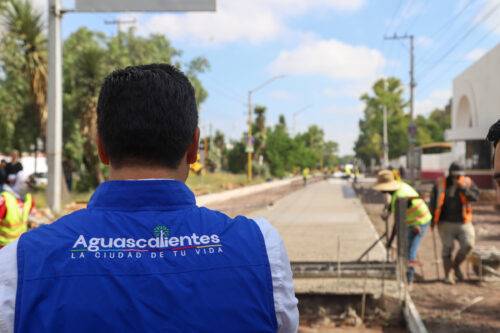 Supervisa Leo Montañez avances en obra pública