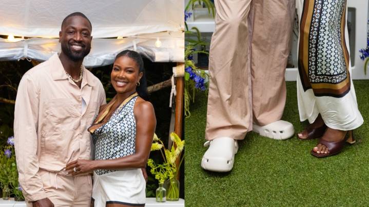 Gabrielle Union & Dwyane Wade Rep Coastal Shoe Style in Martha's Vineyard