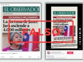 Comprueba: ¿Es cierta la portada de un diario de Uruguay sobre el patrimonio de Jeannette Jara?