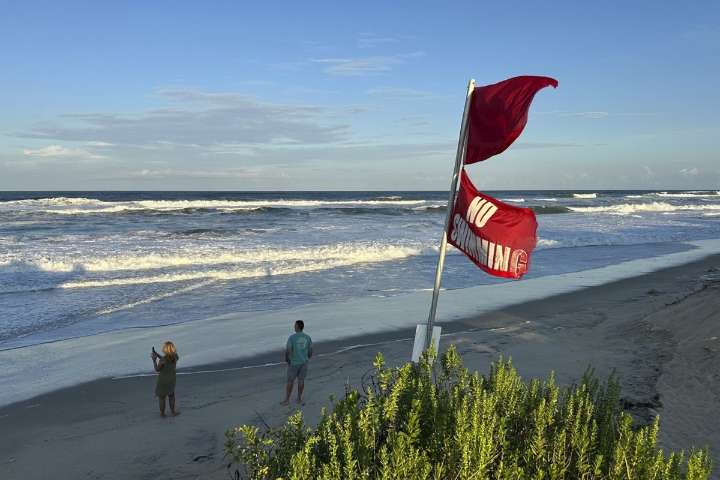 Hurricane Erin forecast to churn up dangerous swells and winds from Florida to New England