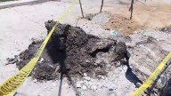 Socavón en Cuautitlán Izcalli provoca accidentes y vecinos temen más riesgos