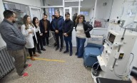 Torres destacó que ya está en funcionamiento la nueva sala de diálisis del Hospital Zonal Esquel
