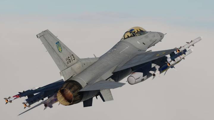 Ukrainian F-16 Shoots Down Russian Su