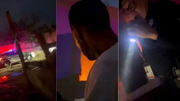 Hombre es rescatado de incendio en Los Arroyos