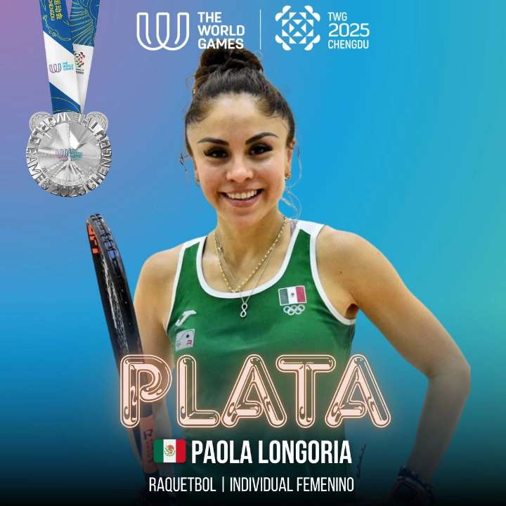 Paola Longoria, plata en los Juegos Mundiales 2025