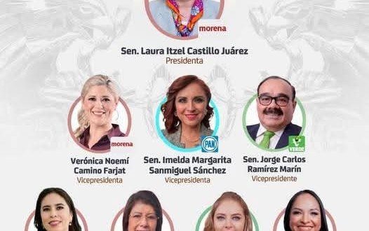 Así quedó integrada la Mesa Directiva del Senado