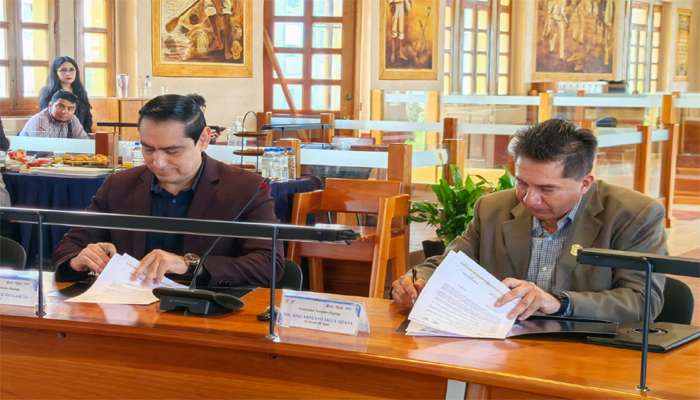 Firman SAGUA y UACh convenio para fortalecer la gestión hídrica en Edoméx