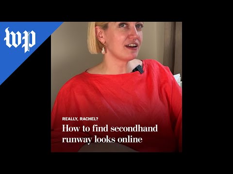 How to find secondhand runway looks online