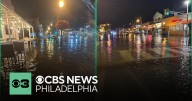 Flooded streets in Margate, Sea Isle, Ocean City, Wildwood as Erin causes beach erosion