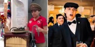 Mujer organillera conquista internet con canción de Peso Pluma en organillo