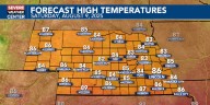 Weekend Forecast: Cooler with rain chances