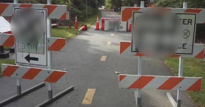 Swastikas found spray-painted on signs at Natick bike path