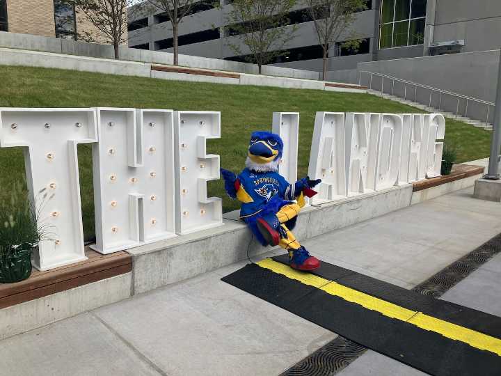 Thunderbirds, Convention Center Authority open ‘The Landing’ outside new garage