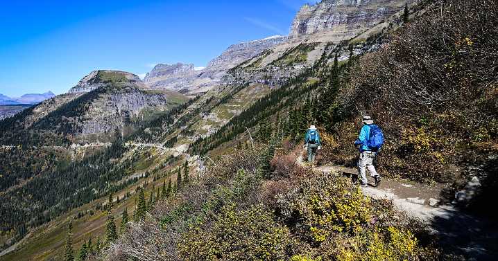 Woman dies after 450-foot fall from Highline Trail