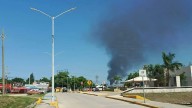Extensa fumarola en planta del corredor industrial de Altamira alarmó a los vecinos