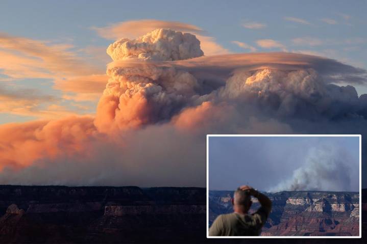 ‘Fire clouds’ over Arizona and Utah wildfires are creating their own erratic climate