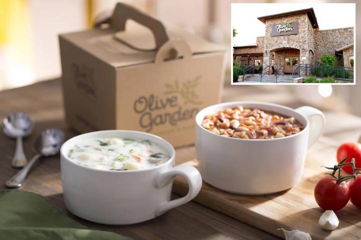 Fans thrilled to discover Olive Garden's soup by the gallon