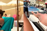 Las “amenazan” con quitarles las hamacas si se bañan en la piscina: “Hartos de este turismo”