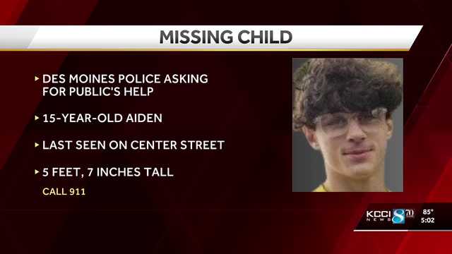 Des Moines police ask for help finding missing teen