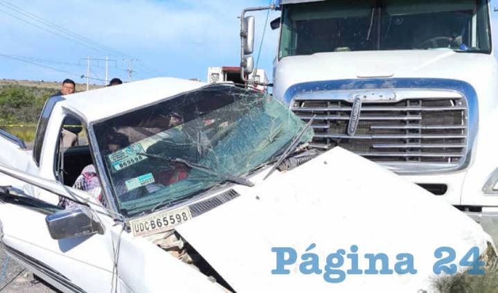 Trágico Choque en la Carretera a SLP