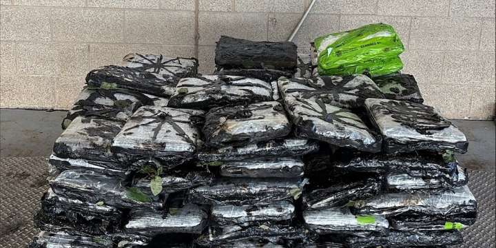 Aseguran cargamento millonario de metanfetamina oculto en rosas que pretendían llevar desde México a EEUU