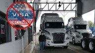Pausan emisión de nuevas visas para operadores de transporte; ya no podrán cruzar a EU