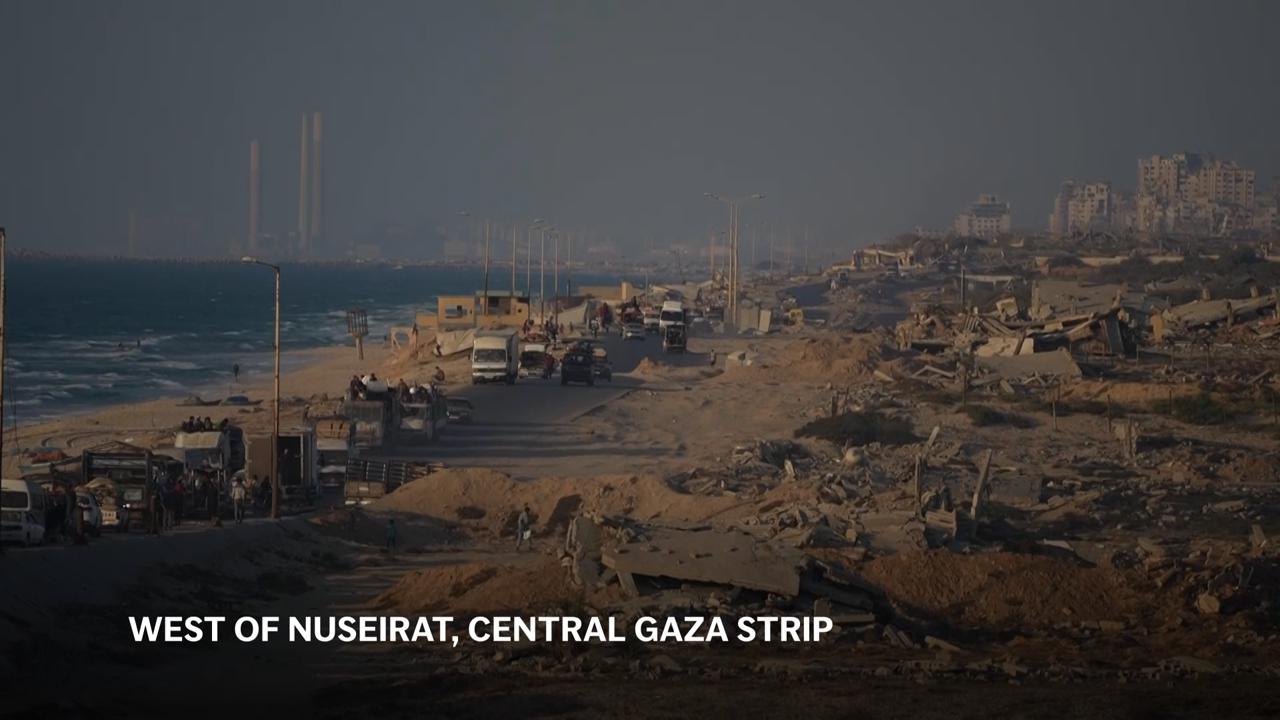 Palestinians continue to flee from Gaza City after it was declared a combat zone