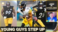Steelers' Derrick Harmon Improves Hand Usage | Roman Wilson Sharpens Route Running vs. Buccaneers