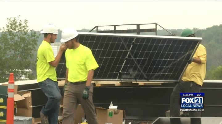 Duluth Public Schools and Duluth Climate Club Nearing Completion of Solar Panel Instillation