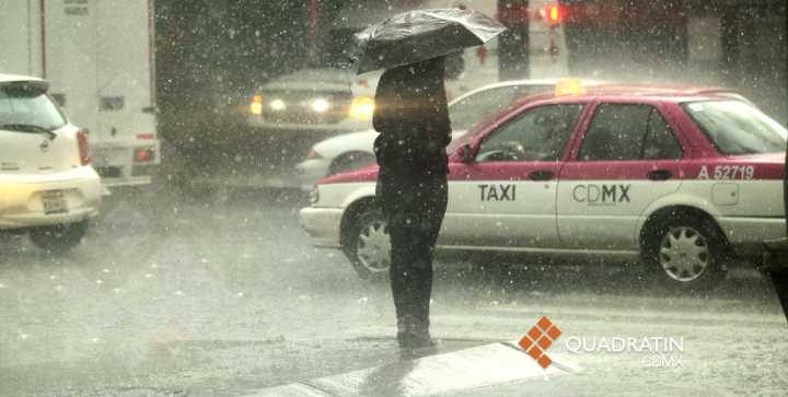 Activa lluvia Alerta Roja en una alcaldía de CDMX hasta media noche